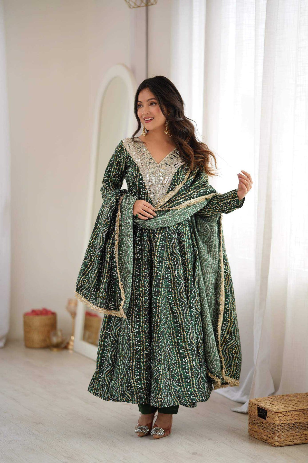 Asmi Soft Cotton Printed Gown