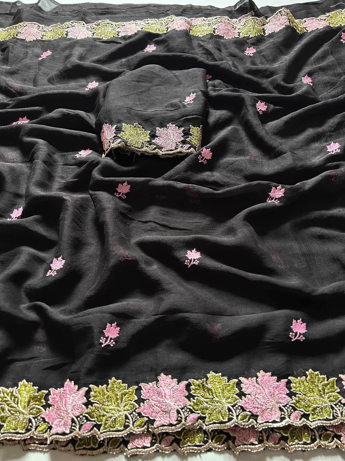 Crush Silk Traditional Saree
