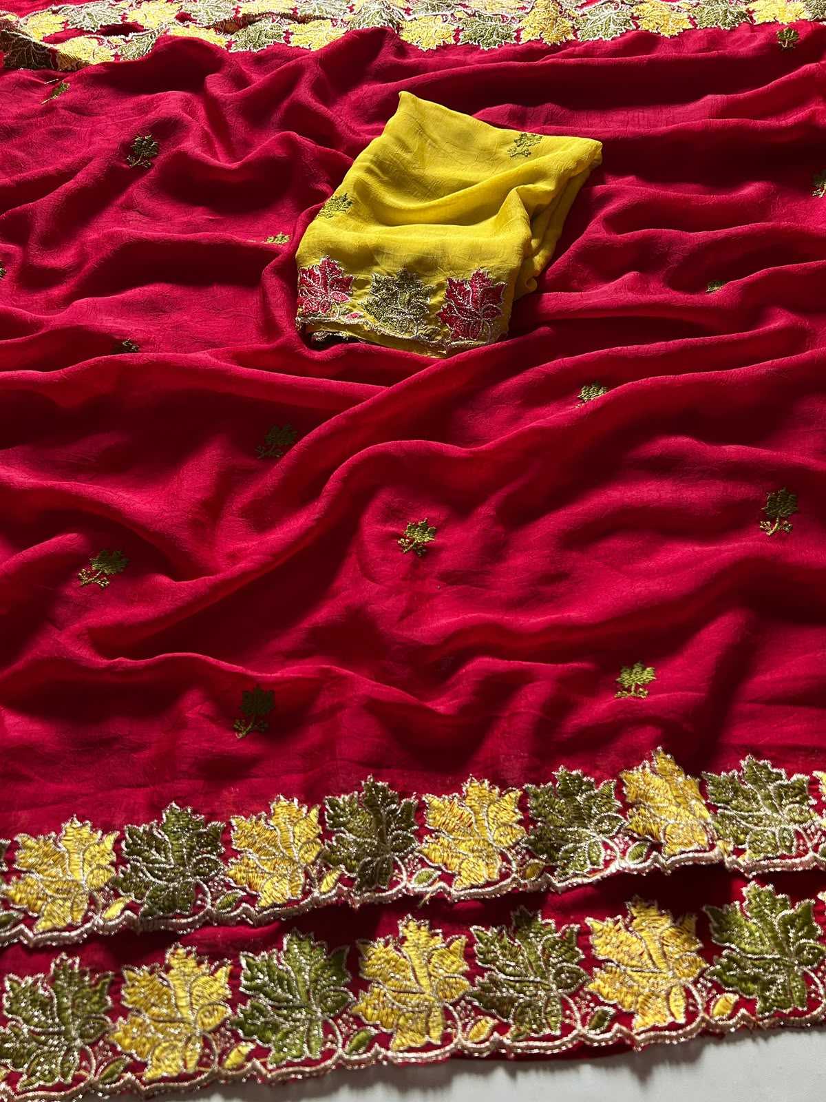 Crush Silk Traditional Saree