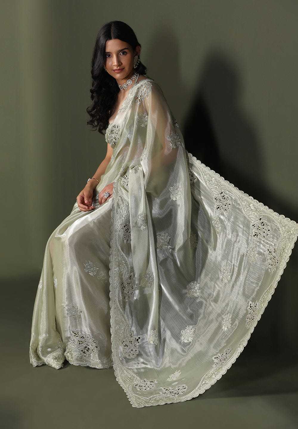 Chiffon Party Wear Saree