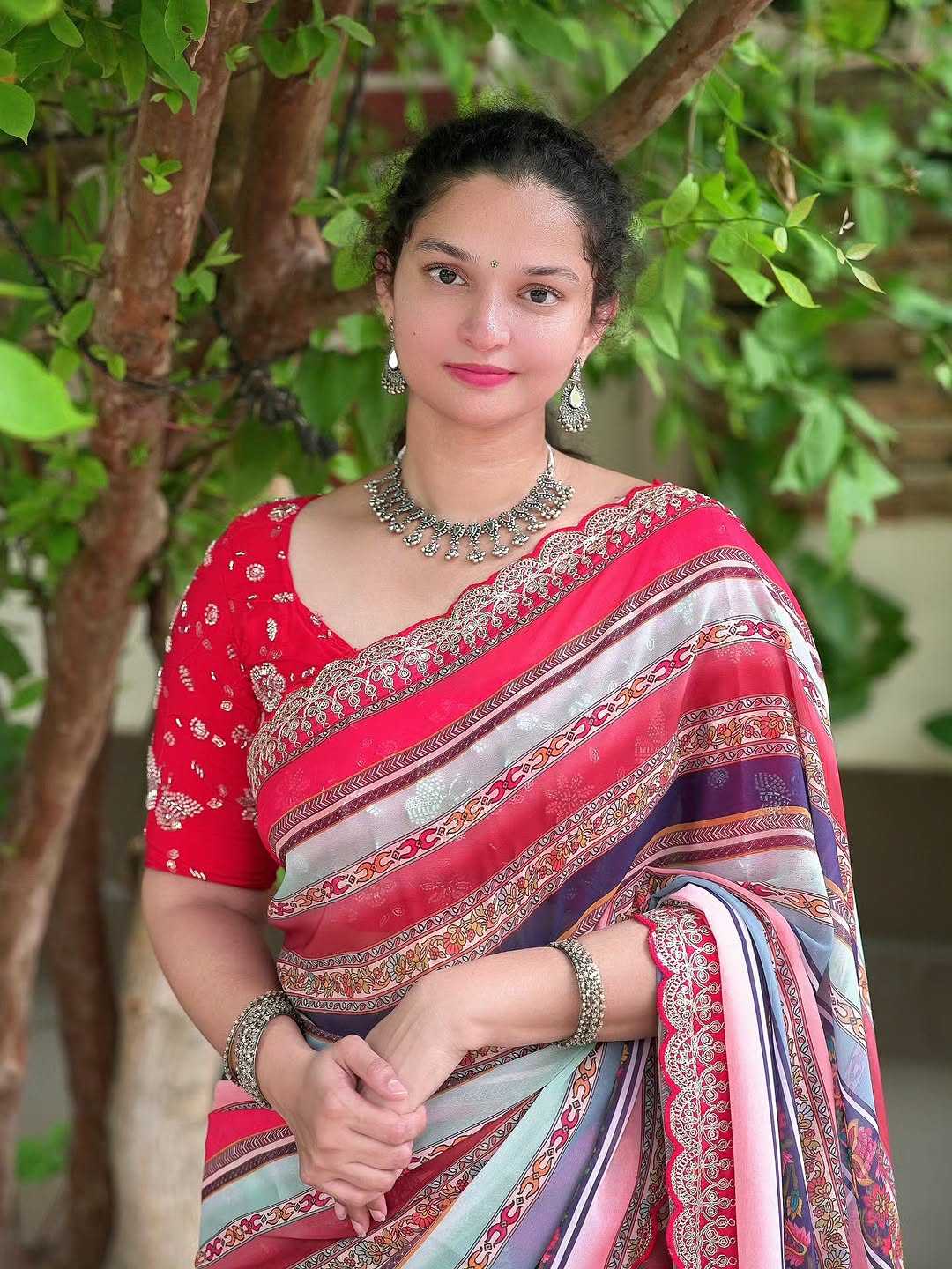 Georgette Fancy Saree
