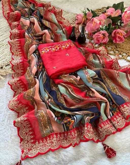 Georgette Fancy Saree