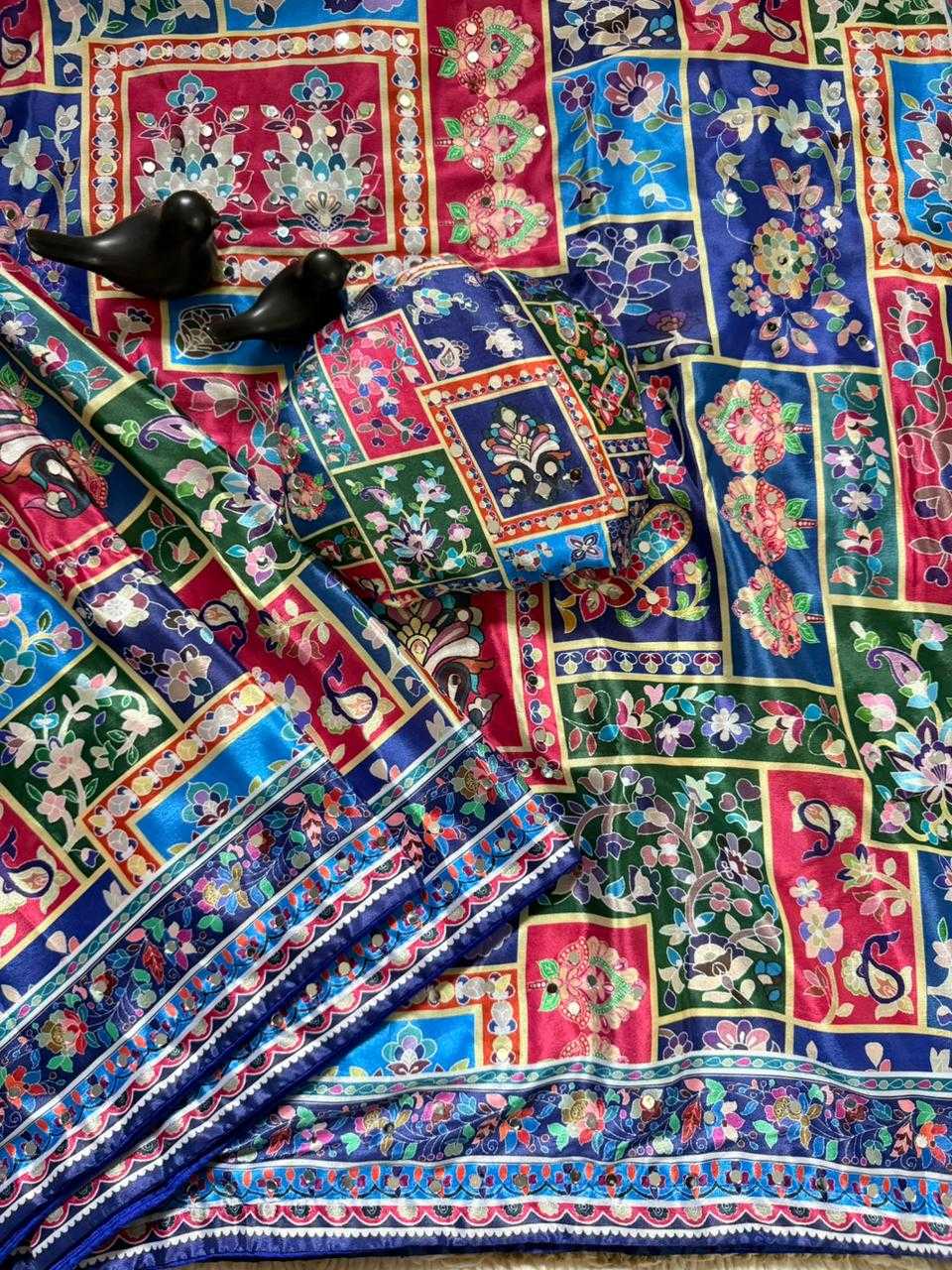 Chinon Silk Party Wear Saree