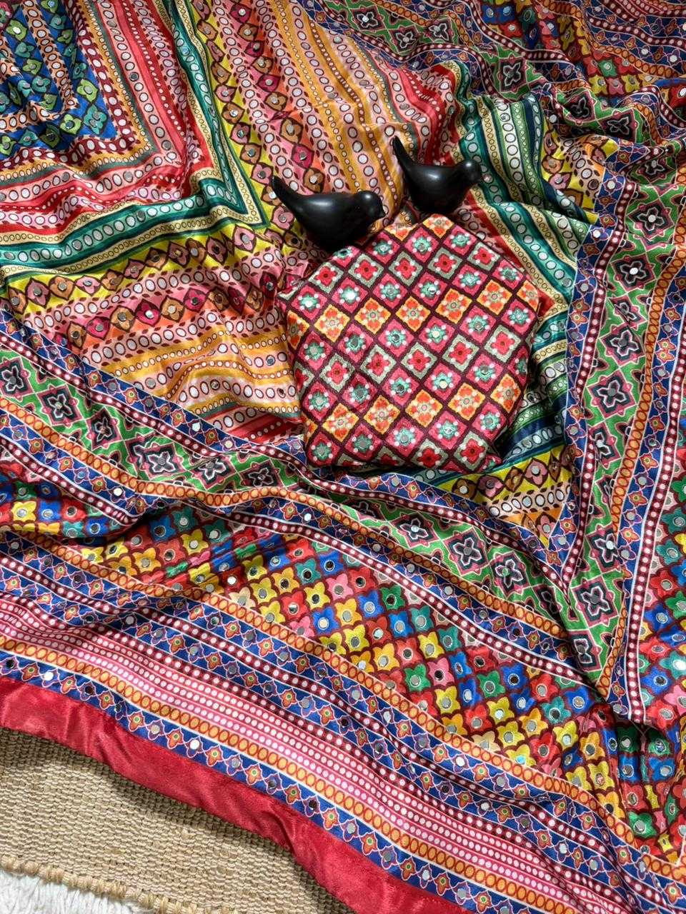 Chinon Silk Party Wear Saree