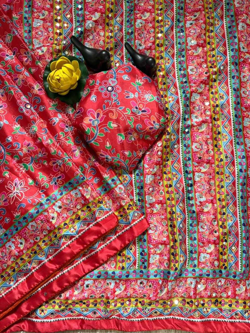 Chinon Silk Party Wear Saree