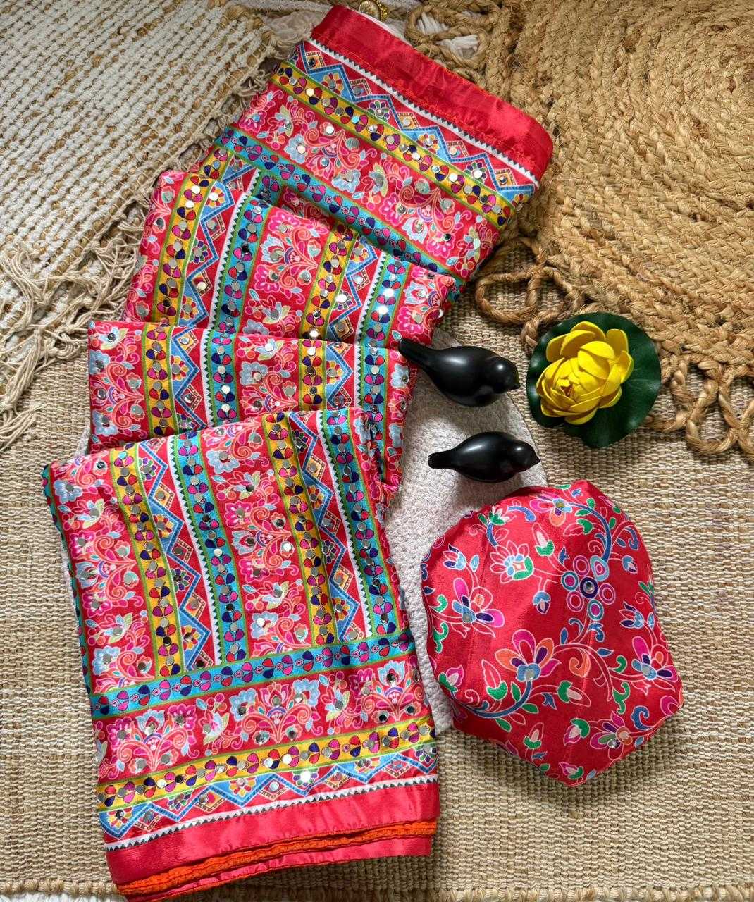 Chinon Silk Party Wear Saree