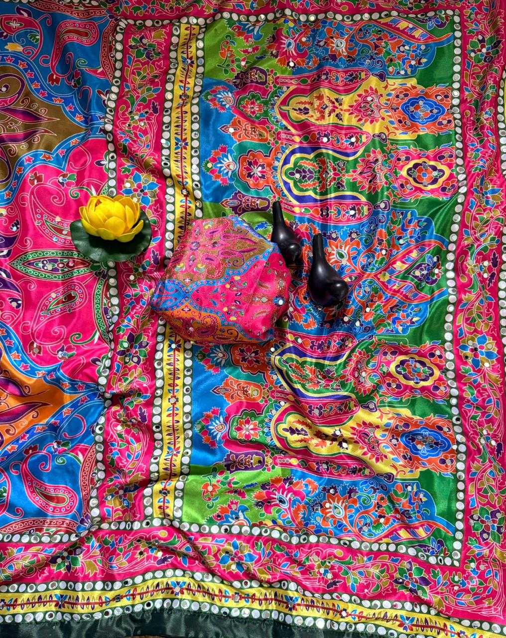 Chinon Silk Party Wear Saree