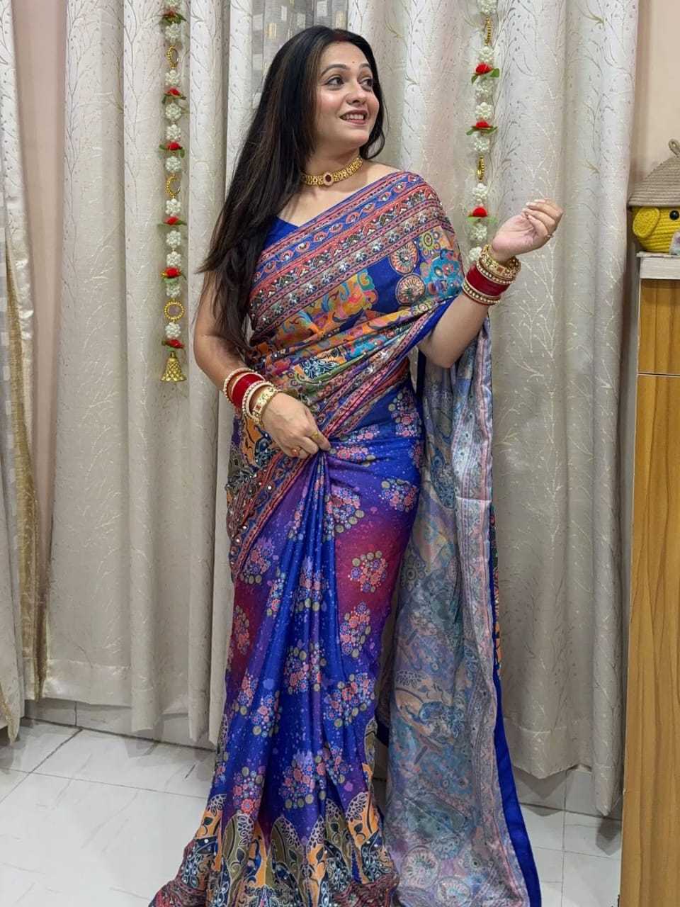 Chinon Silk Fancy Saree