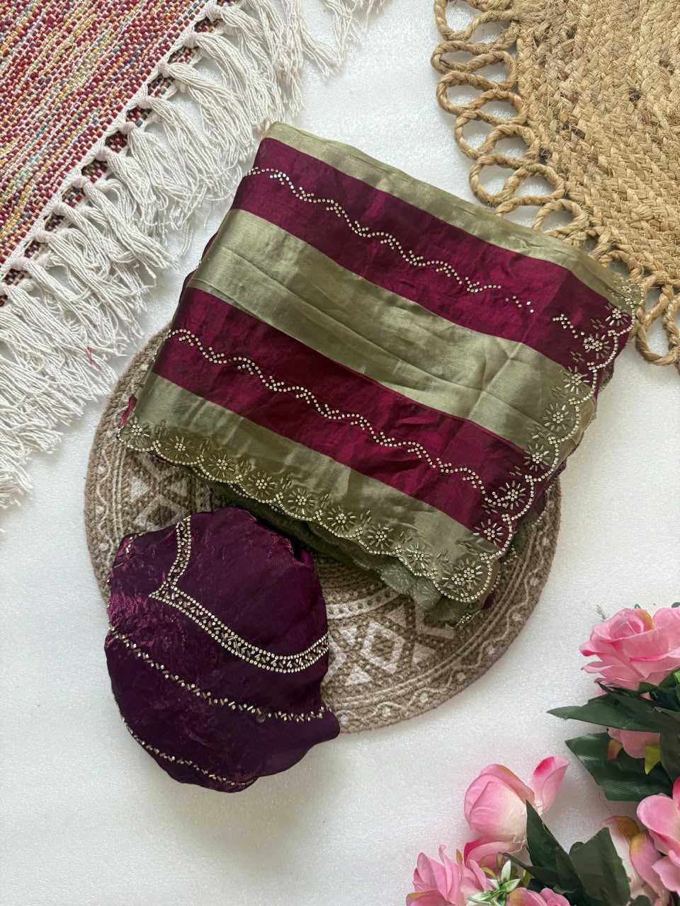 Space Silk Soft Saree