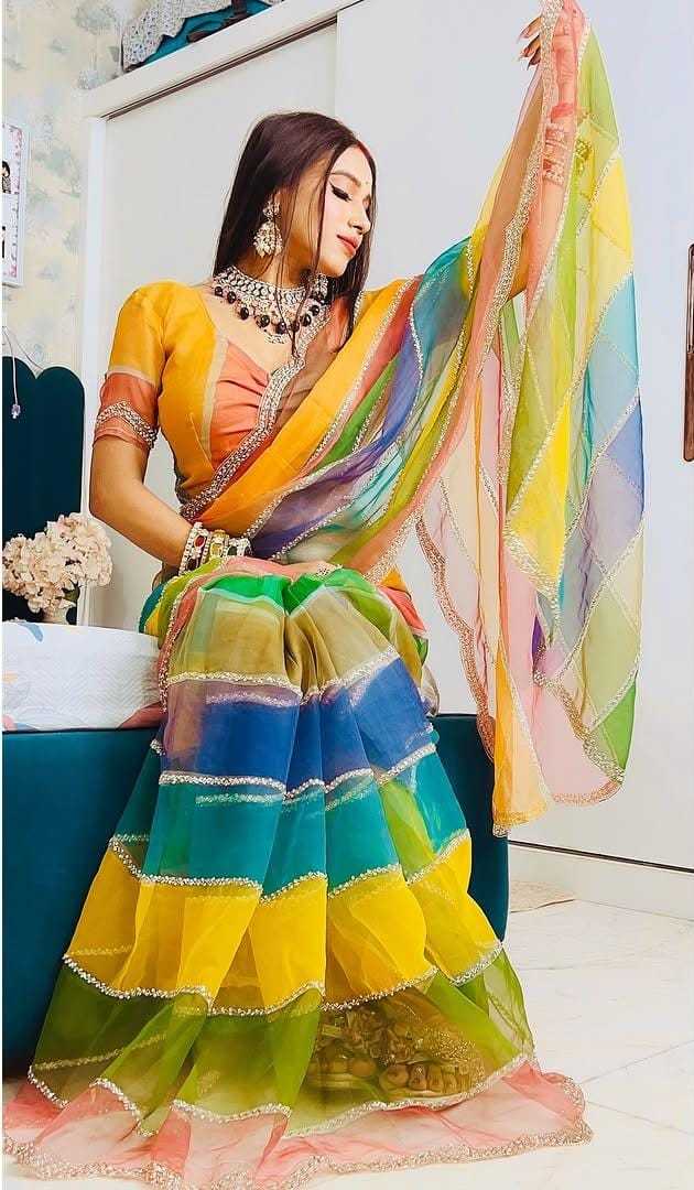 Tabby Silk Designer Saree