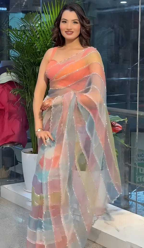 Tabby Silk Designer Saree