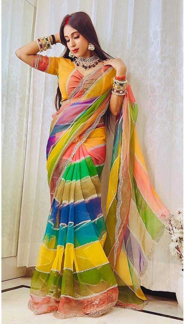 Tabby Silk Designer Saree