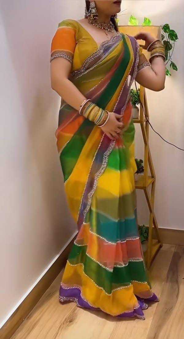 Tabby Silk Designer Saree
