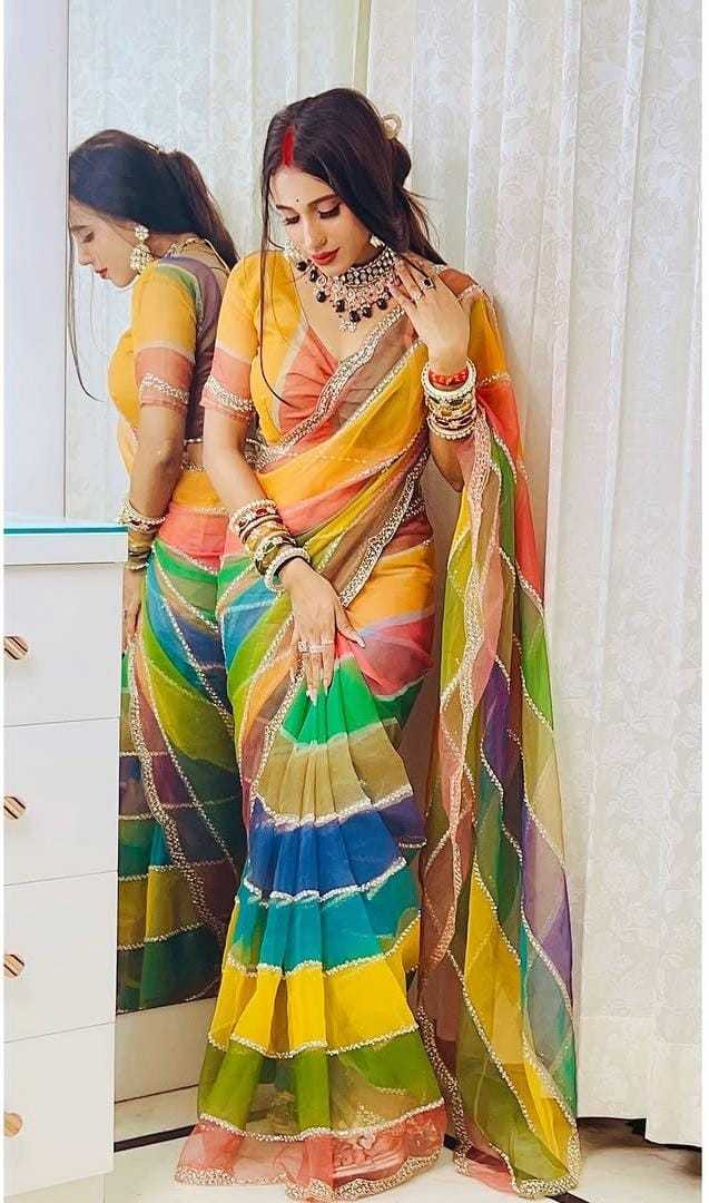Tabby Silk Party Wear Saree