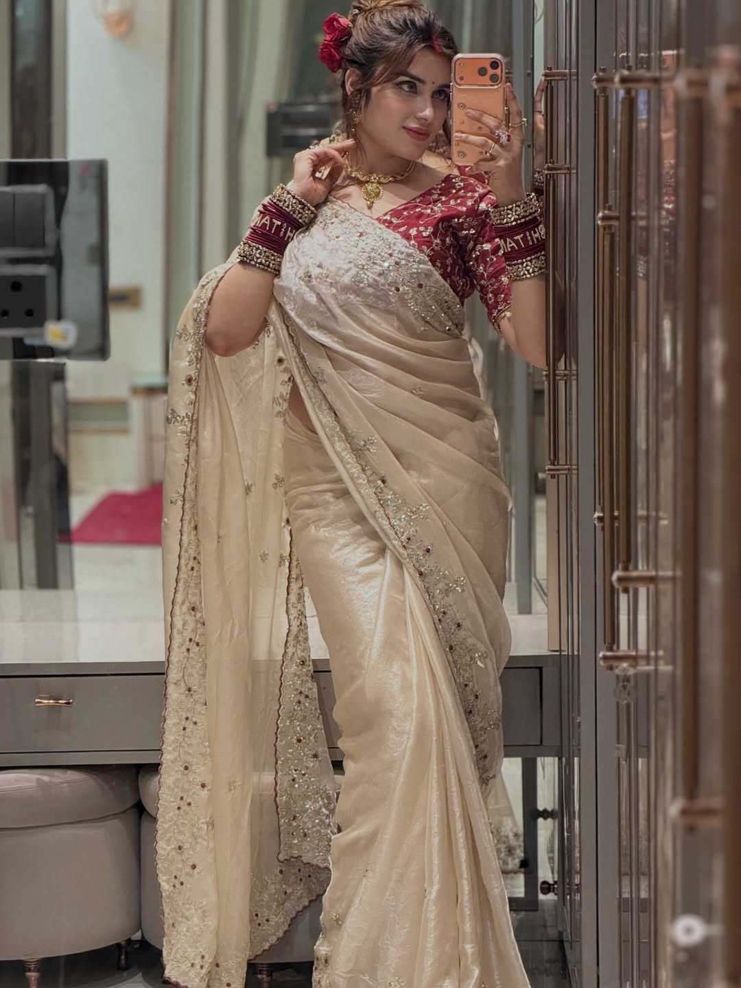 Satin Fancy Saree