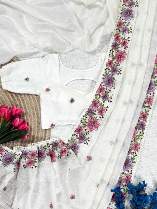 Vamika Soft Cotton Designer Saree