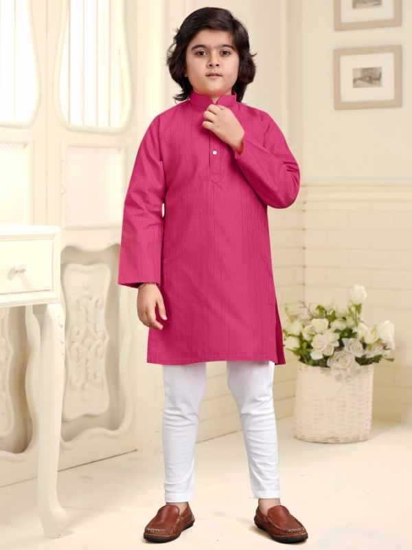 Diwali Pure Cotton Boys Kurta Pyjama