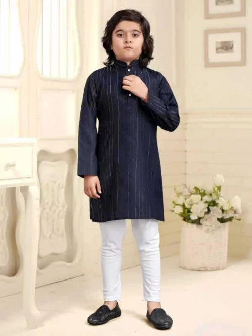 Diwali Pure Cotton Boys Kurta Pyjama