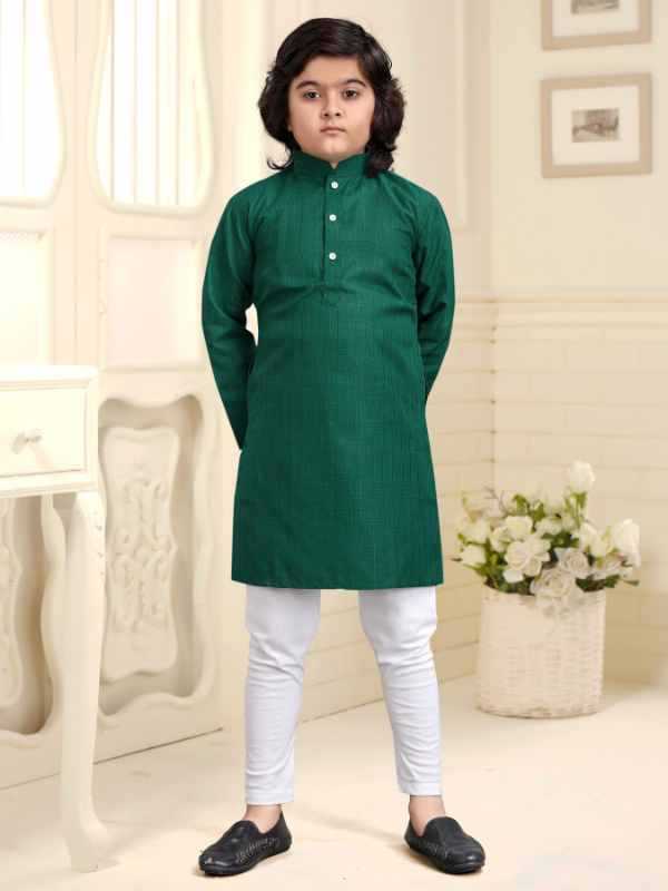 Diwali Pure Cotton Boys Kurta Pyjama