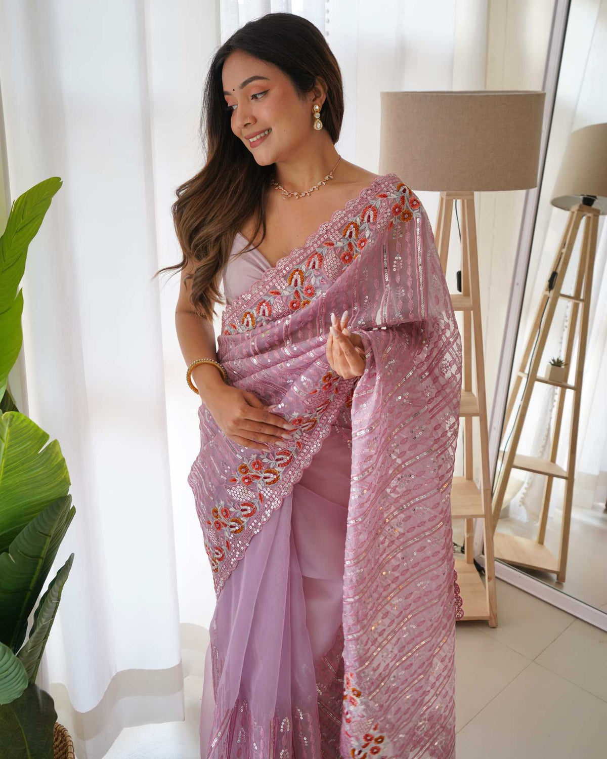 Organza Silk Heavy Saree