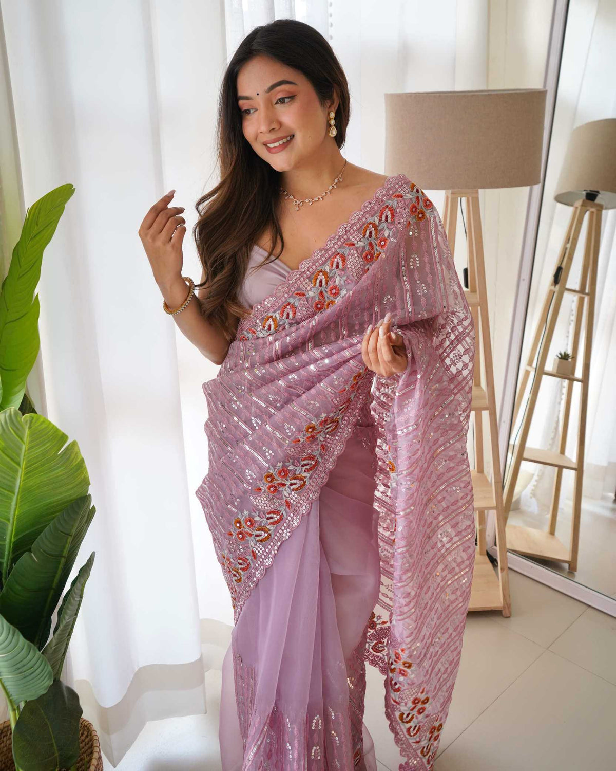 Organza Silk Heavy Saree