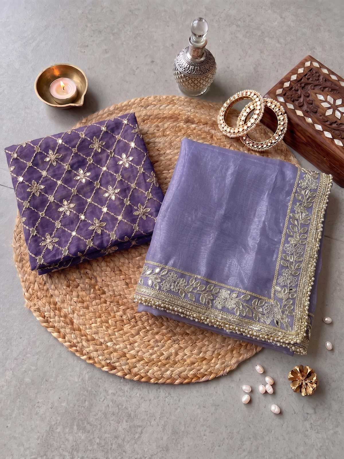 Tissue Silk Sequence Saree