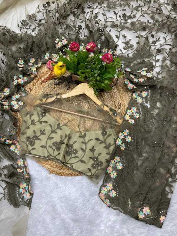 Butterfly Net Designer Saree