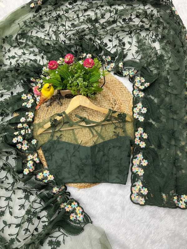 Butterfly Net Designer Saree