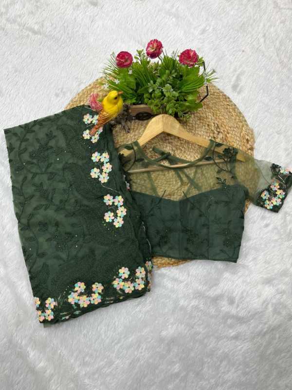 Butterfly Net Designer Saree