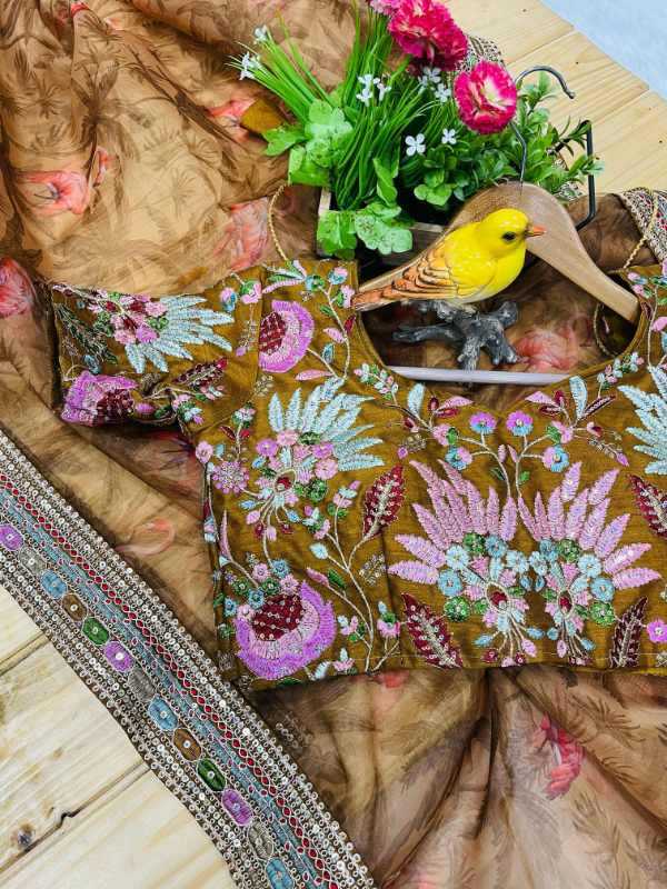 Organza Sequence Saree