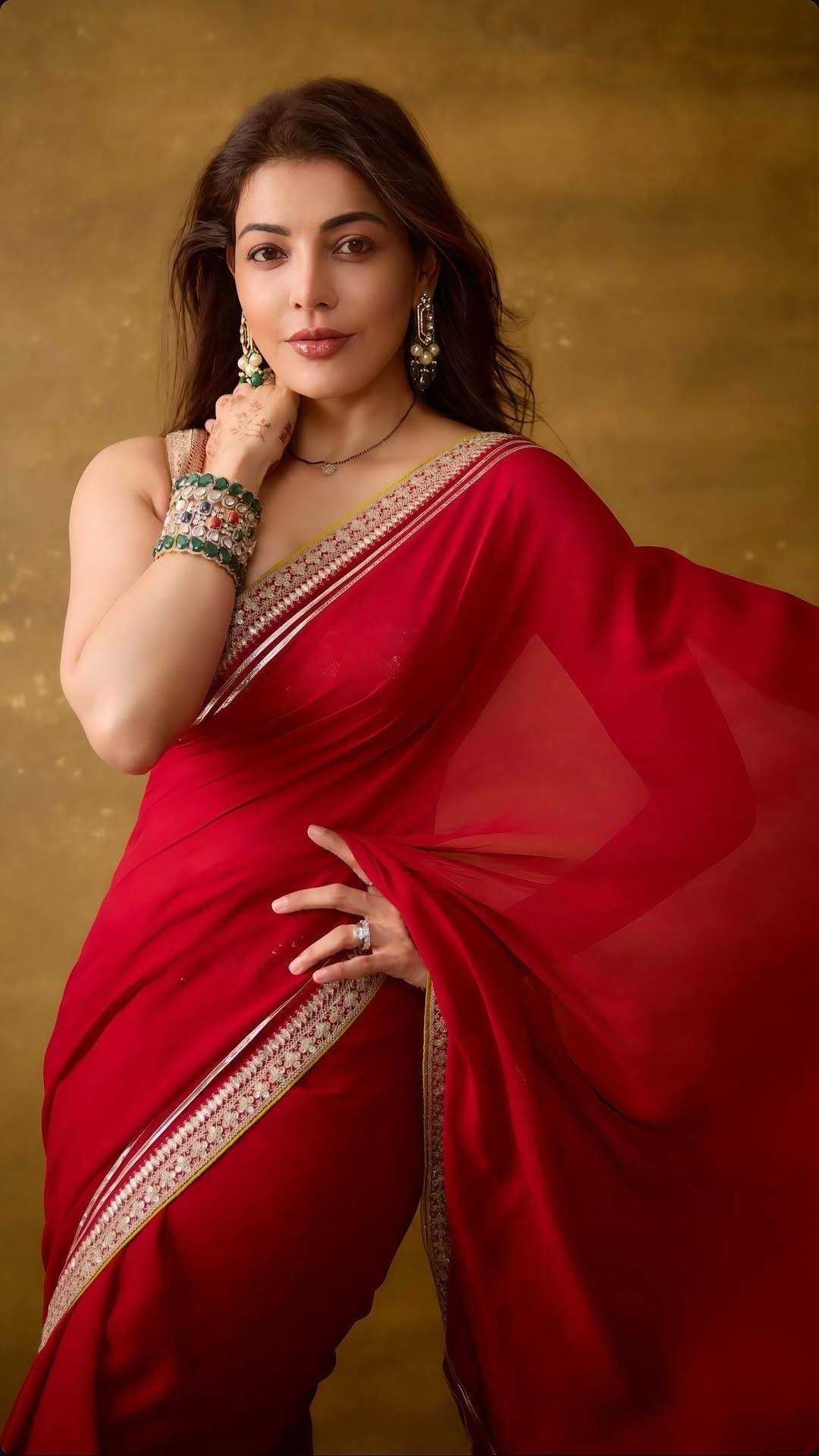 Satin Silk Sequin Saree