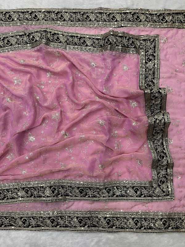Soft Silk Sequence Saree
