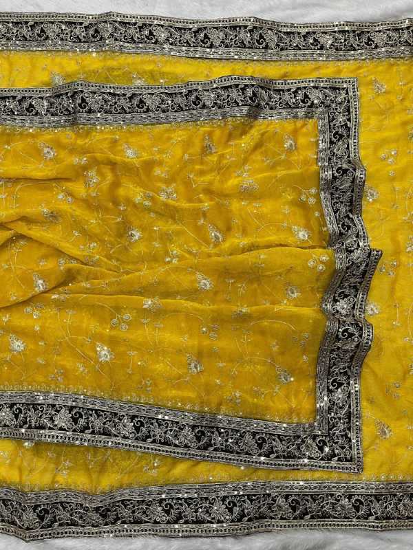 Soft Silk Sequence Saree