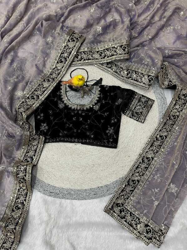 Soft Silk Sequence Saree