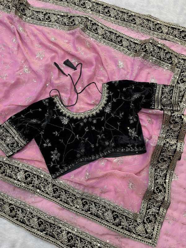 Soft Silk Sequence Saree