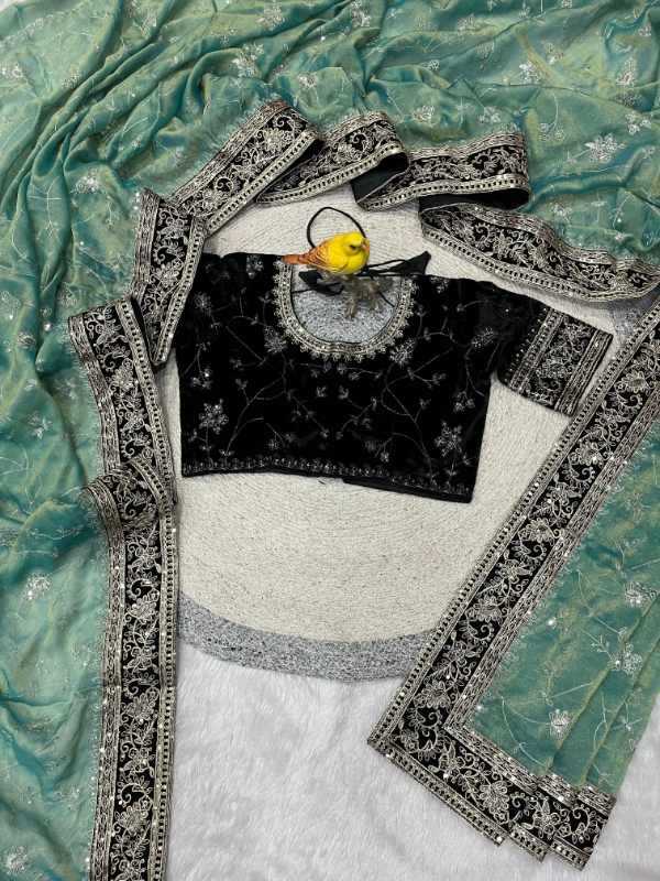 Soft Silk Sequence Saree
