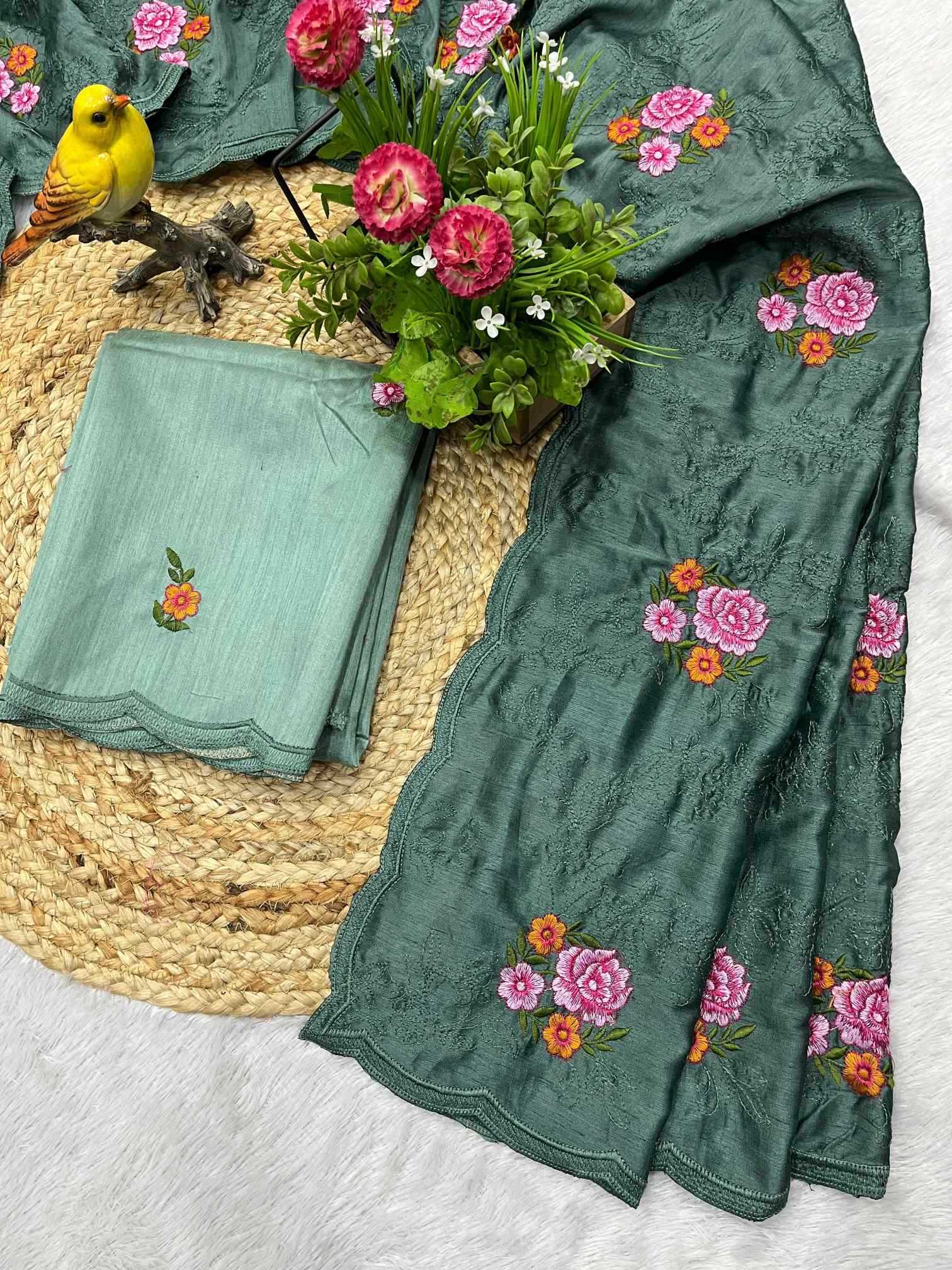 Silk Tussar Saree