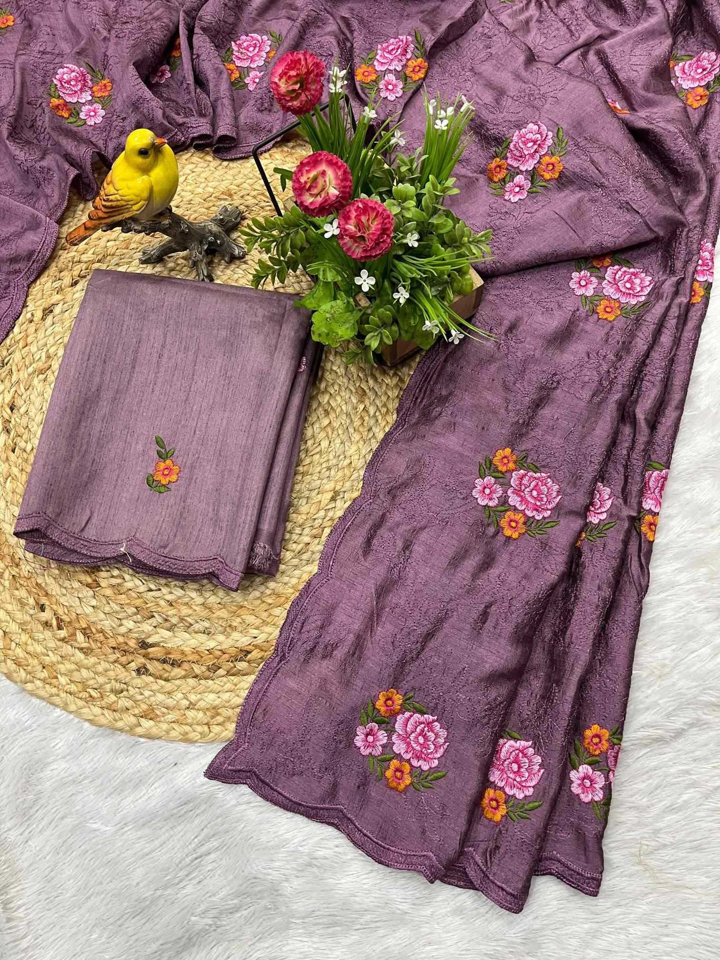 Silk Tussar Saree