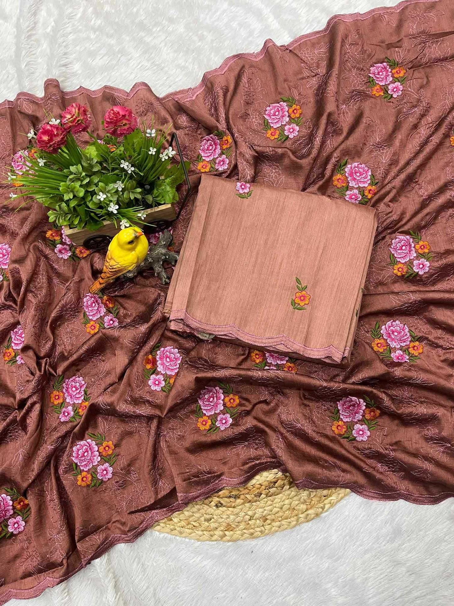 Silk Tussar Saree