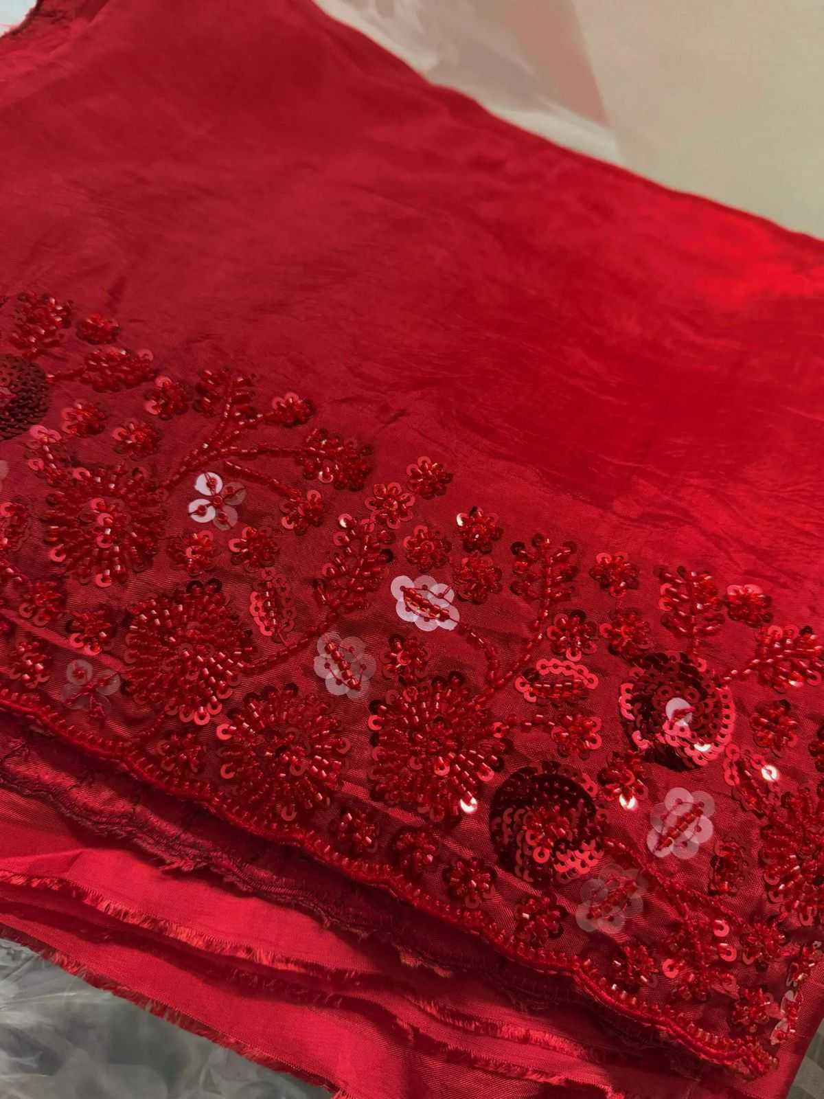 Satin Silk Designer Saree