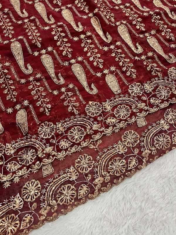 Satin Silk Designer Saree