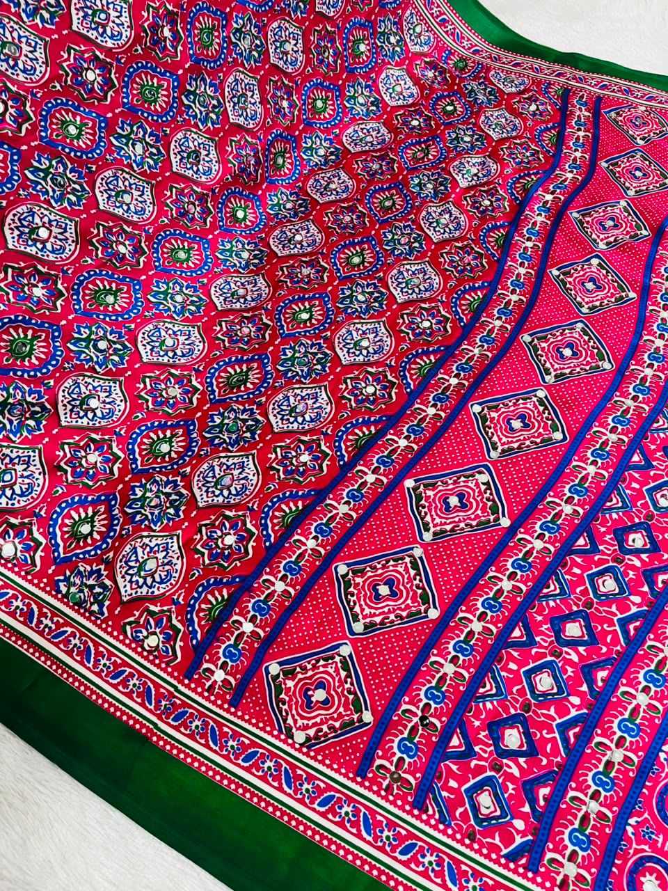 Gajji Silk Printed Saree