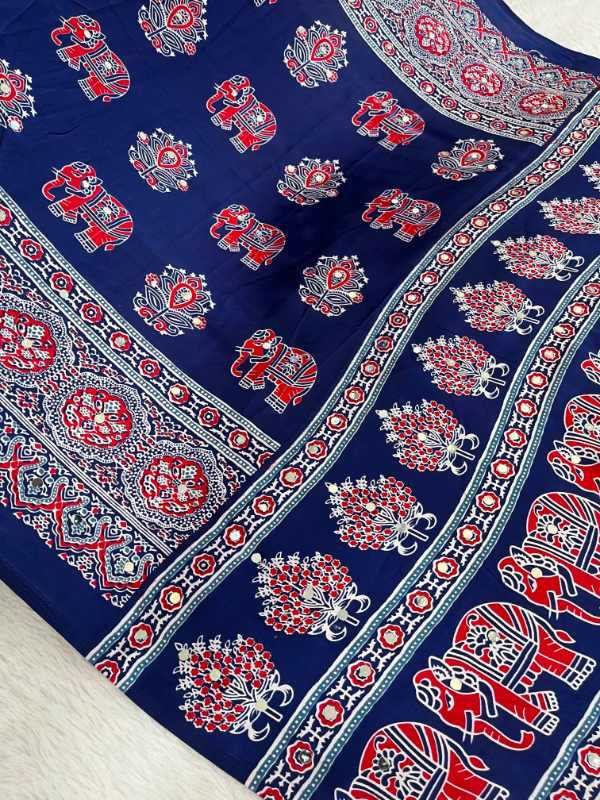 Gajji Silk Printed Saree