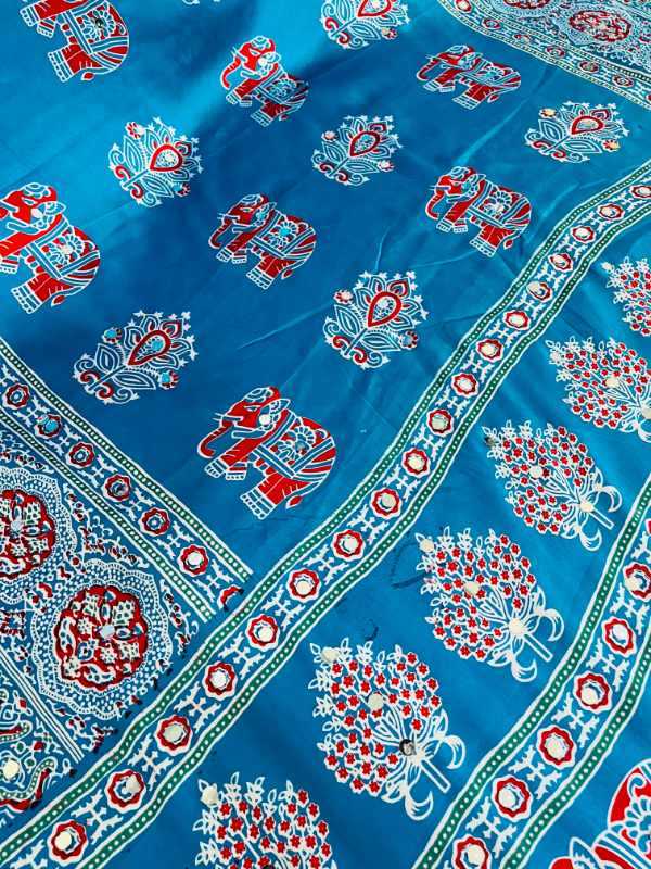 Gajji Silk Printed Saree