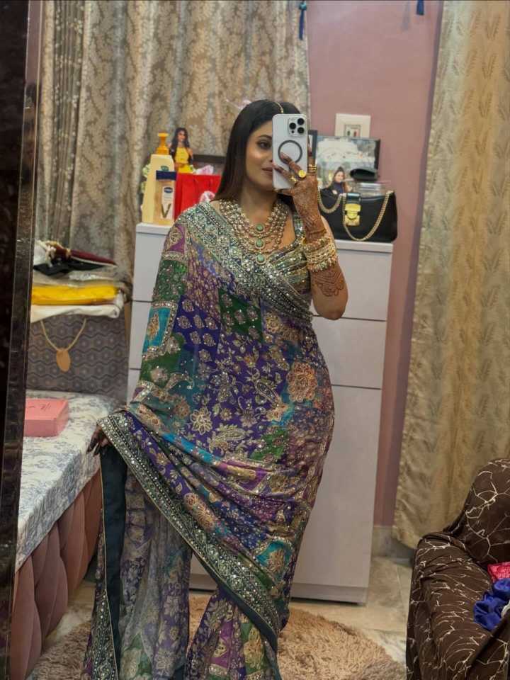 Chinon Soft Silk Saree