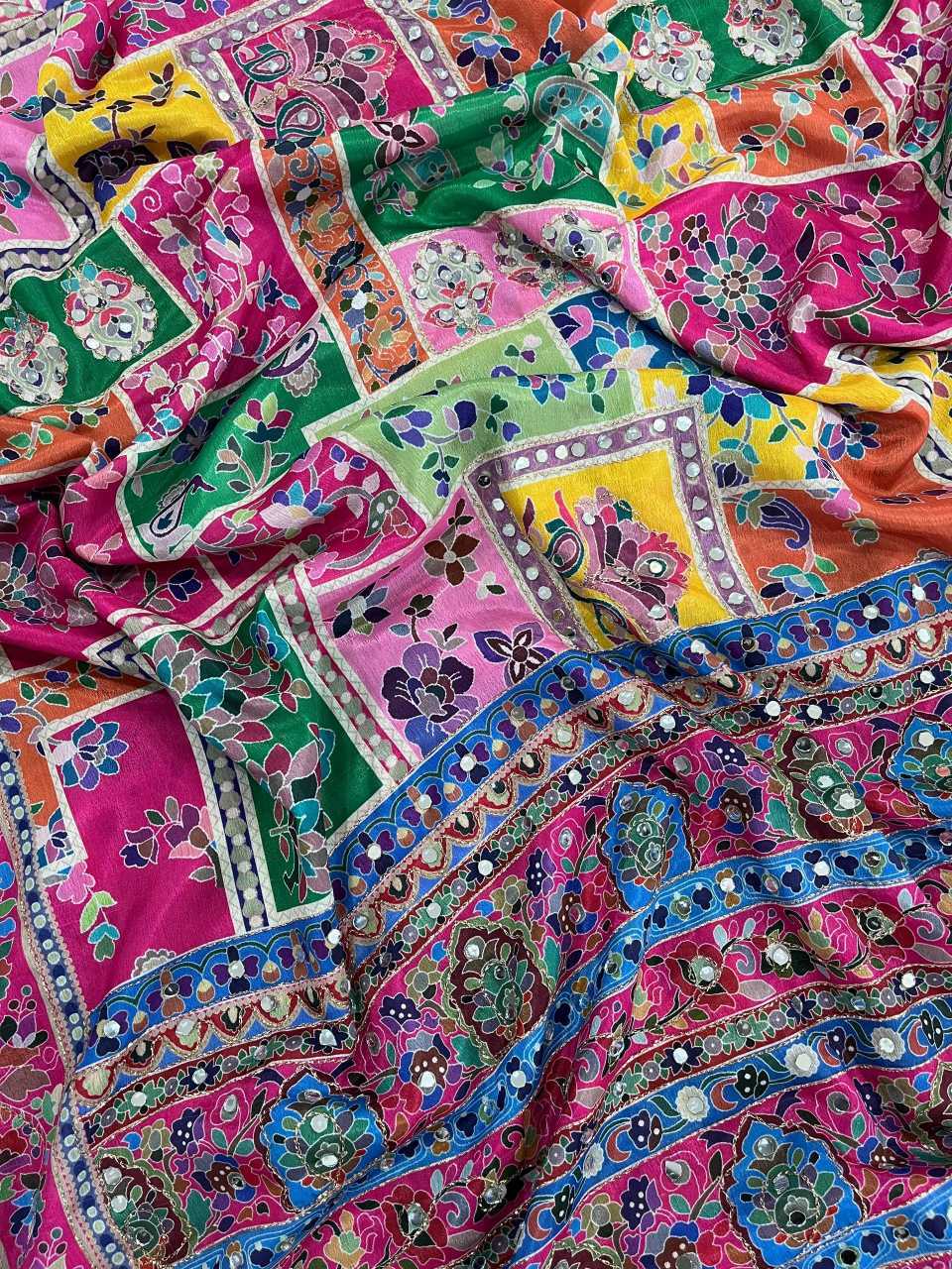 Chinon Soft Silk Saree