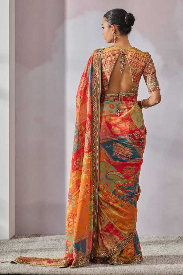 Chinon Soft Silk Saree