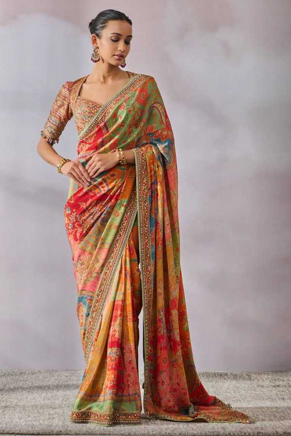 Chinon Soft Silk Saree