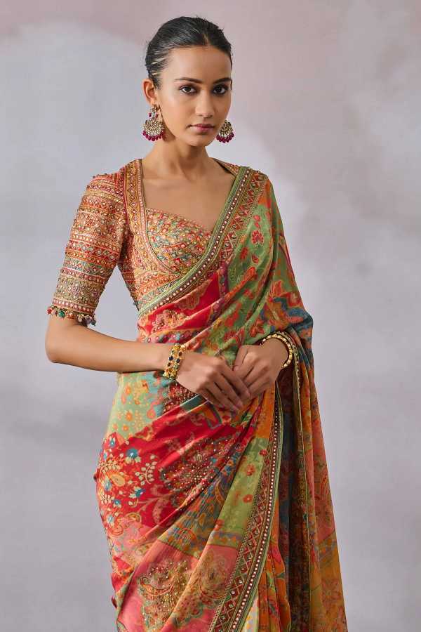 Chinon Soft Silk Saree