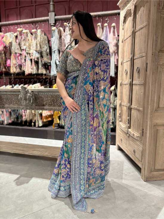 Chinon Soft Silk Saree